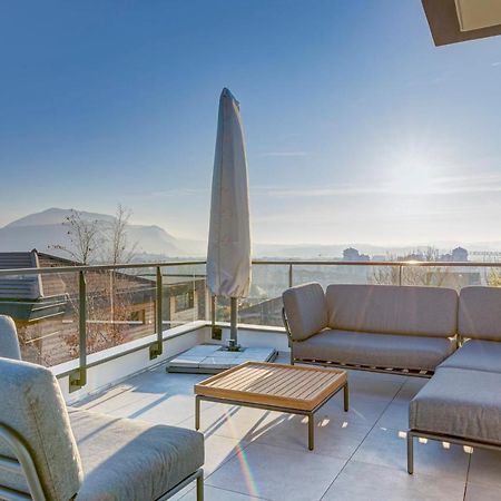 Serenity - 3 Bedroom Top Floor Apartment Parking & Lake View Terrace Annecy Ngoại thất bức ảnh
