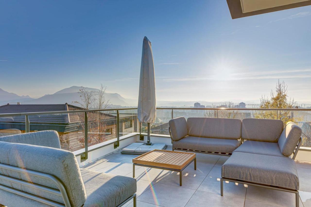 Serenity - 3 Bedroom Top Floor Apartment Parking & Lake View Terrace Annecy Ngoại thất bức ảnh