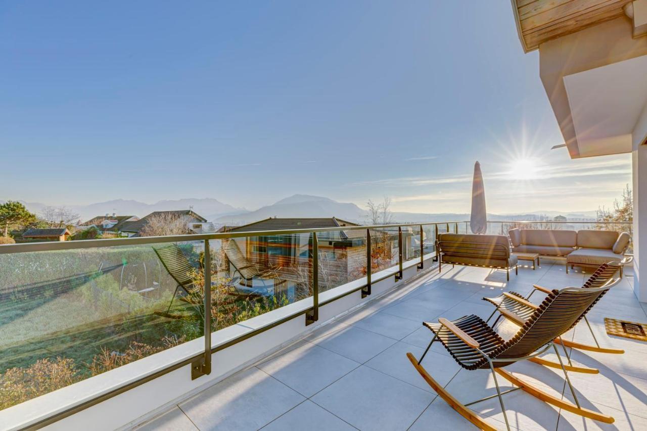 Serenity - 3 Bedroom Top Floor Apartment Parking & Lake View Terrace Annecy Ngoại thất bức ảnh